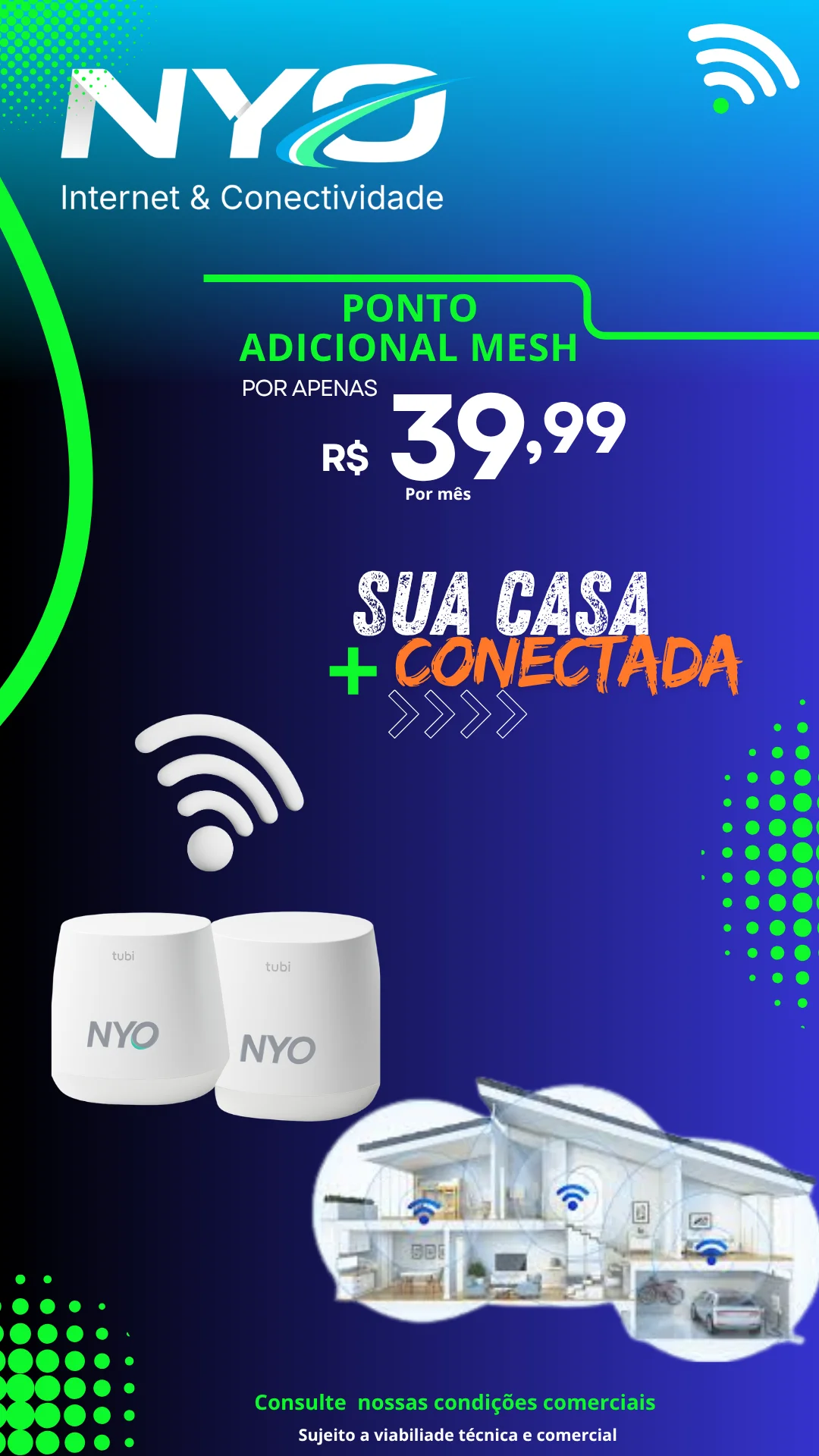 Extra Mesh access point for R$ 39,99/month